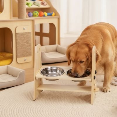 Gamelle chien surélevée