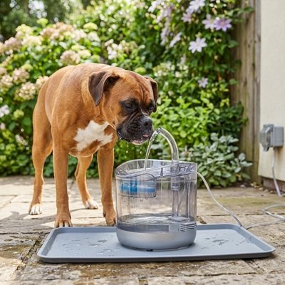 Fontaine a eau Chien