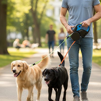 Laisse double pour Chien