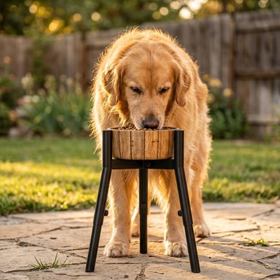 Support gamelle Chien