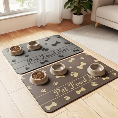 Tapis gamelle chien 